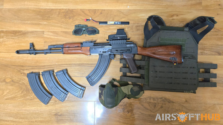 E & L AK - Upgraded & Bundle - Used airsoft equipment