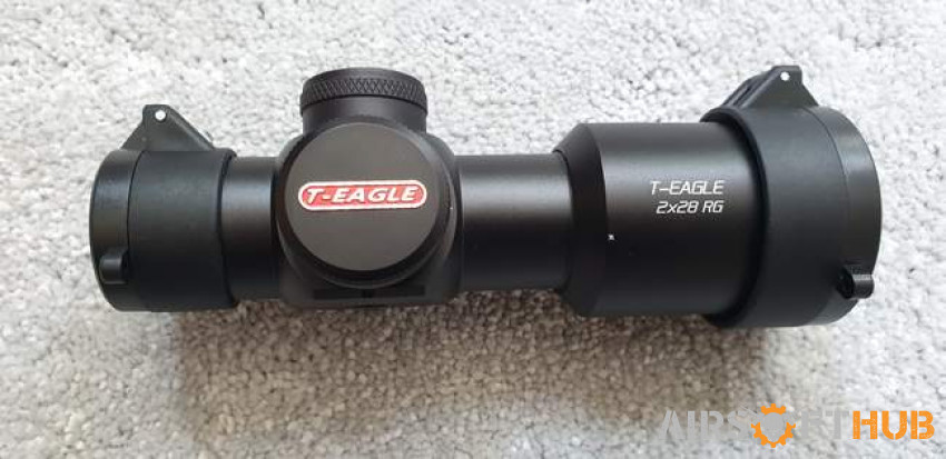 T-EAGLE 2X28 RIFLE SCOPE - Used airsoft equipment