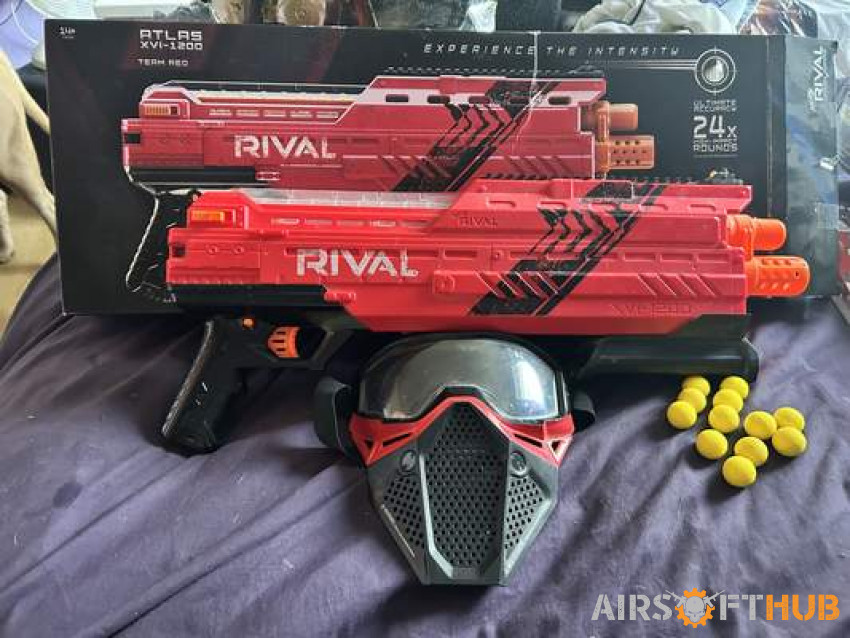 Nerf rival access xv1-1200 gun - Used airsoft equipment