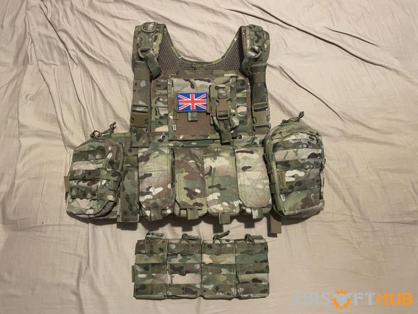 Warrior assault tactical vest - Used airsoft equipment