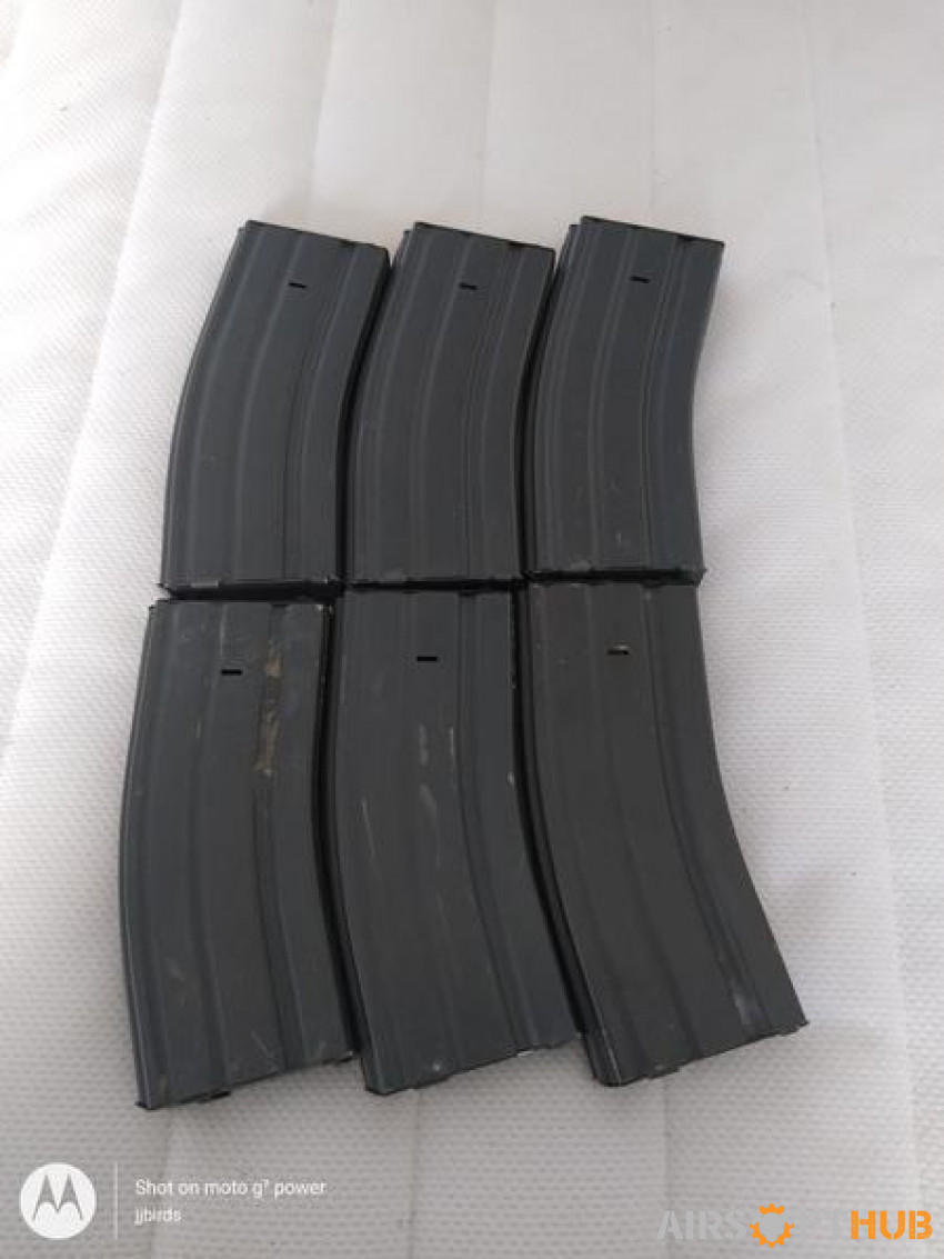 3 x M4 MID CAP MAGS - Used airsoft equipment