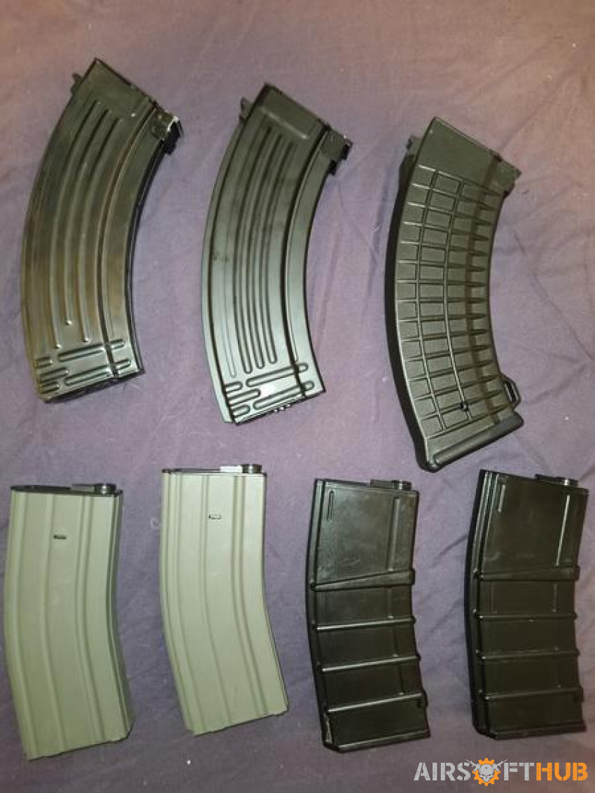 Ak/ M4 HI cap magazines - Used airsoft equipment