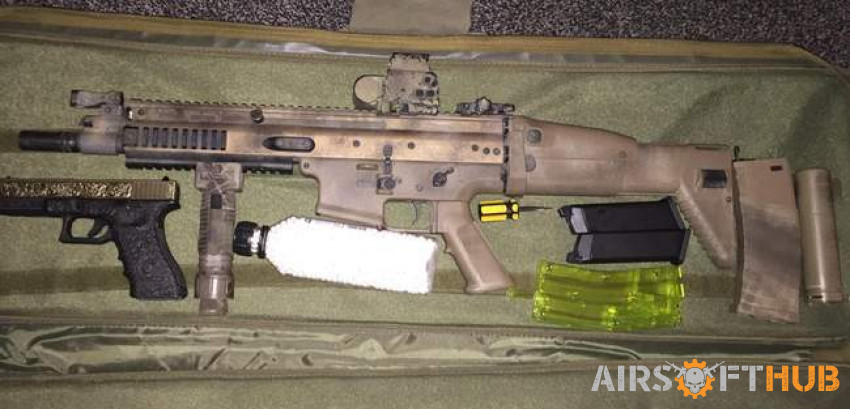 G & G SCAR Upgraded. - Used airsoft equipment