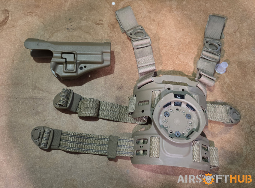 Sig Pistol Holsters and Lanyar - Used airsoft equipment