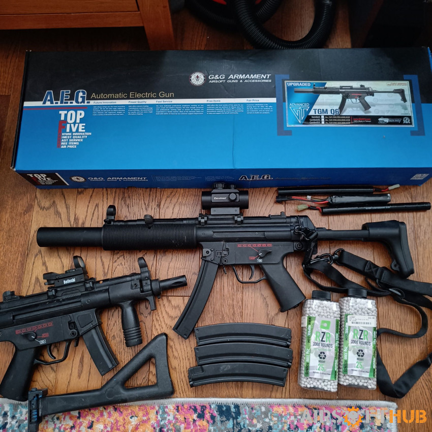 G&G Mp5 SD6 + JG MP5 - Used airsoft equipment