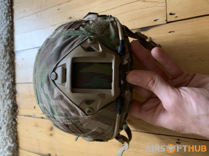 Multicam Helmet & Mask - Used airsoft equipment