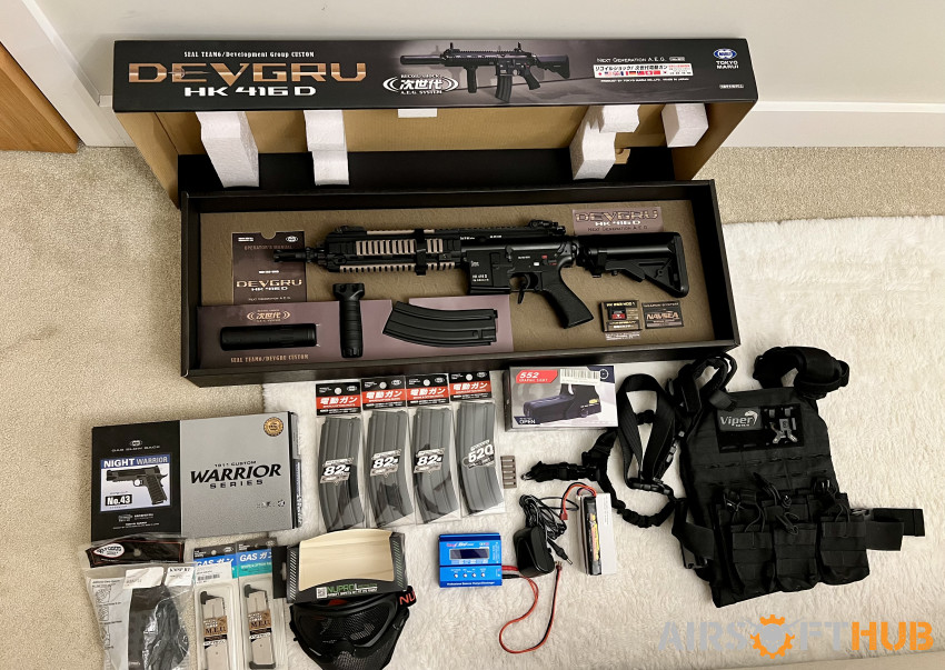 Tokyo Marui 416D Complete Kit - Used airsoft equipment