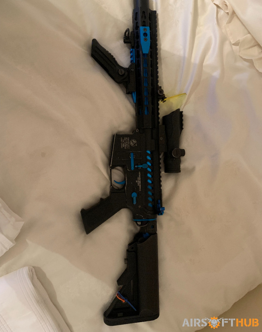 Cybergun colt m4 blast blue - Used airsoft equipment