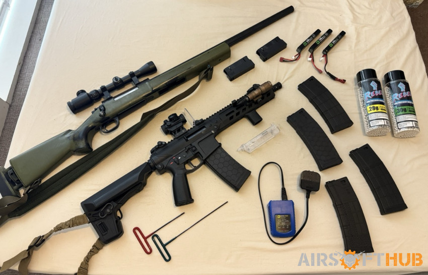 KWA EVE-9 and Sniper Bundle - Used airsoft equipment