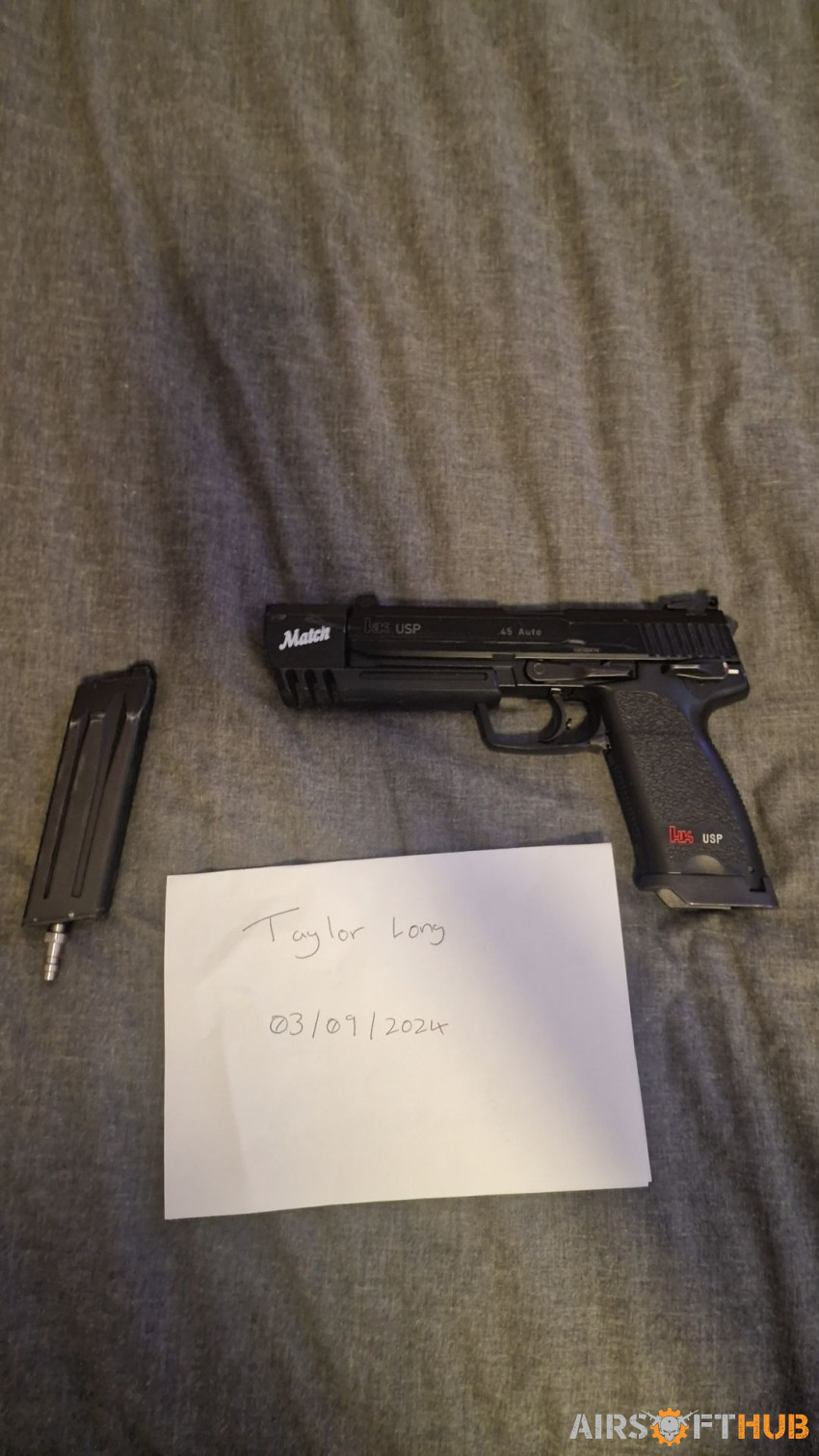 HK USP .45 auto - Used airsoft equipment