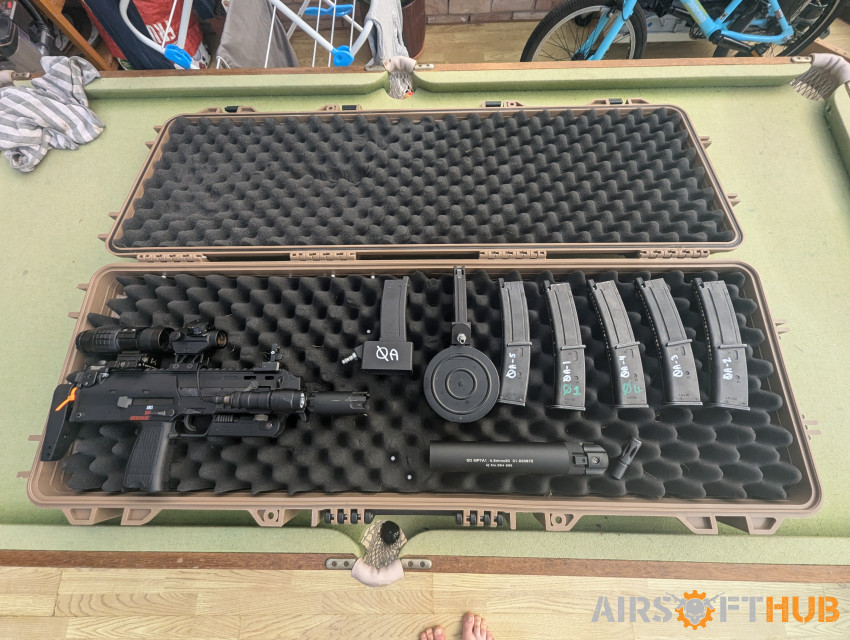 TM MP7 GBBR w/ X5 Mags, X2 HPA - Used airsoft equipment