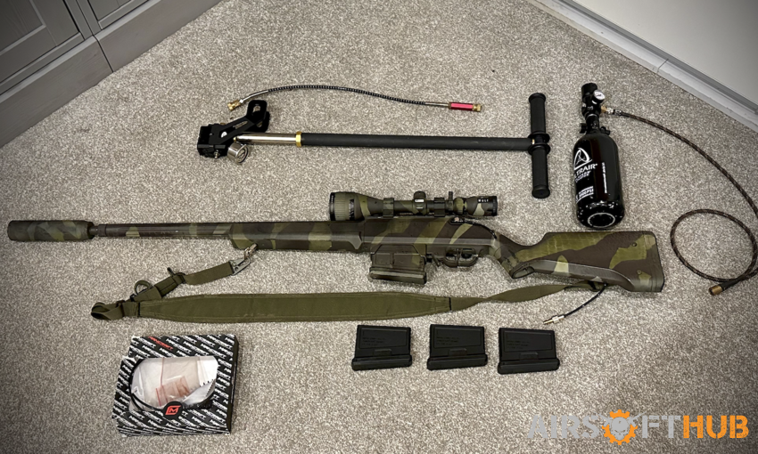 Fully Upgraded HPA Ares AS01 - Used airsoft equipment