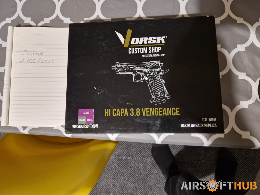 Vorsk 3.8 vengeance hi capa - Used airsoft equipment