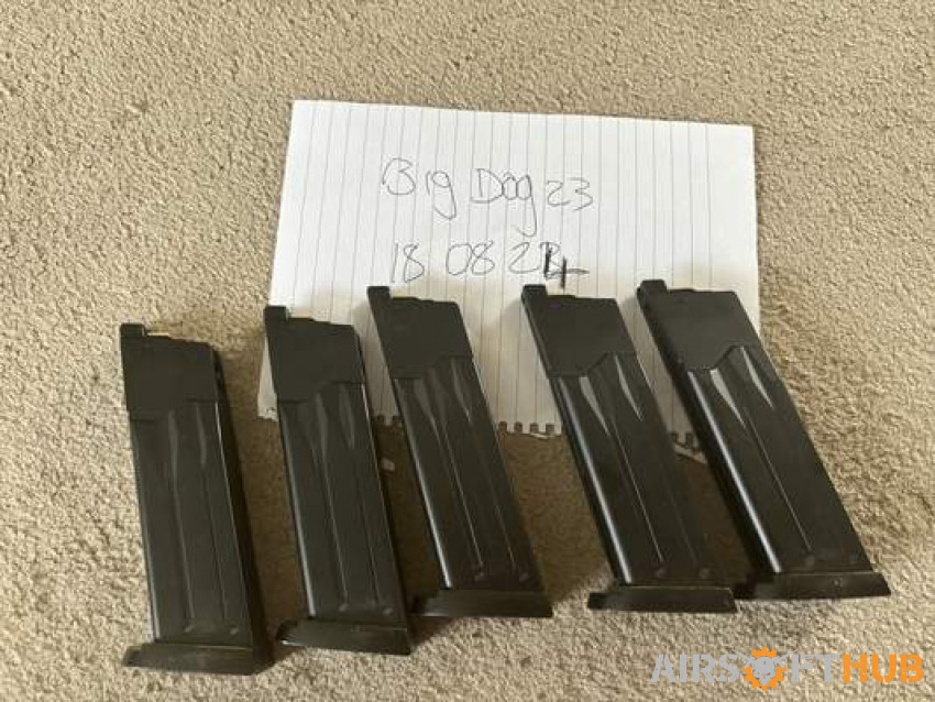 Nov mk23 mags x5 - Used airsoft equipment