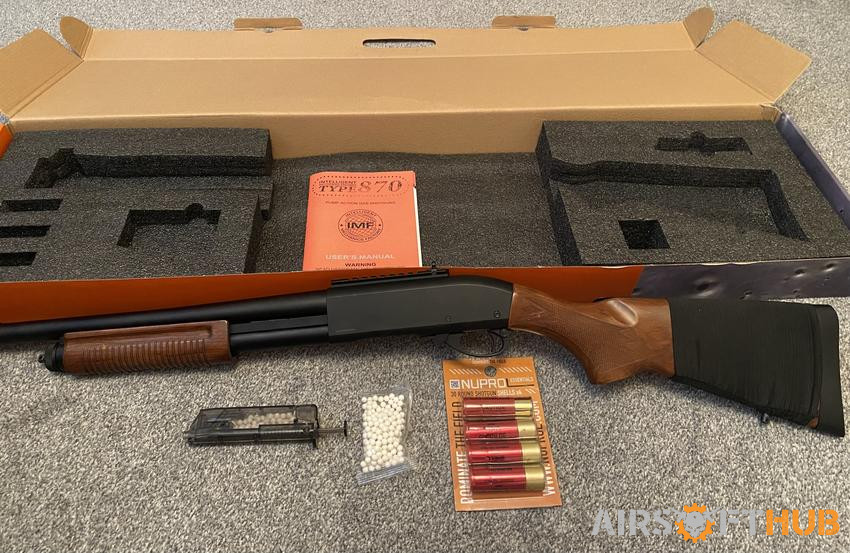 Golden Eagle 870 shotgun - Used airsoft equipment