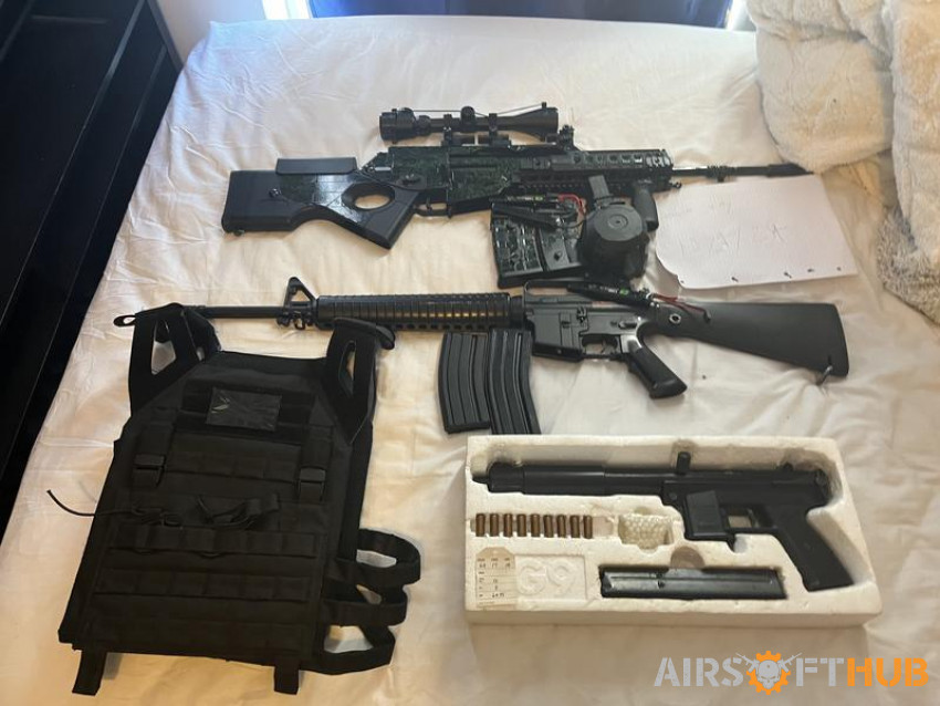 bundle - Used airsoft equipment