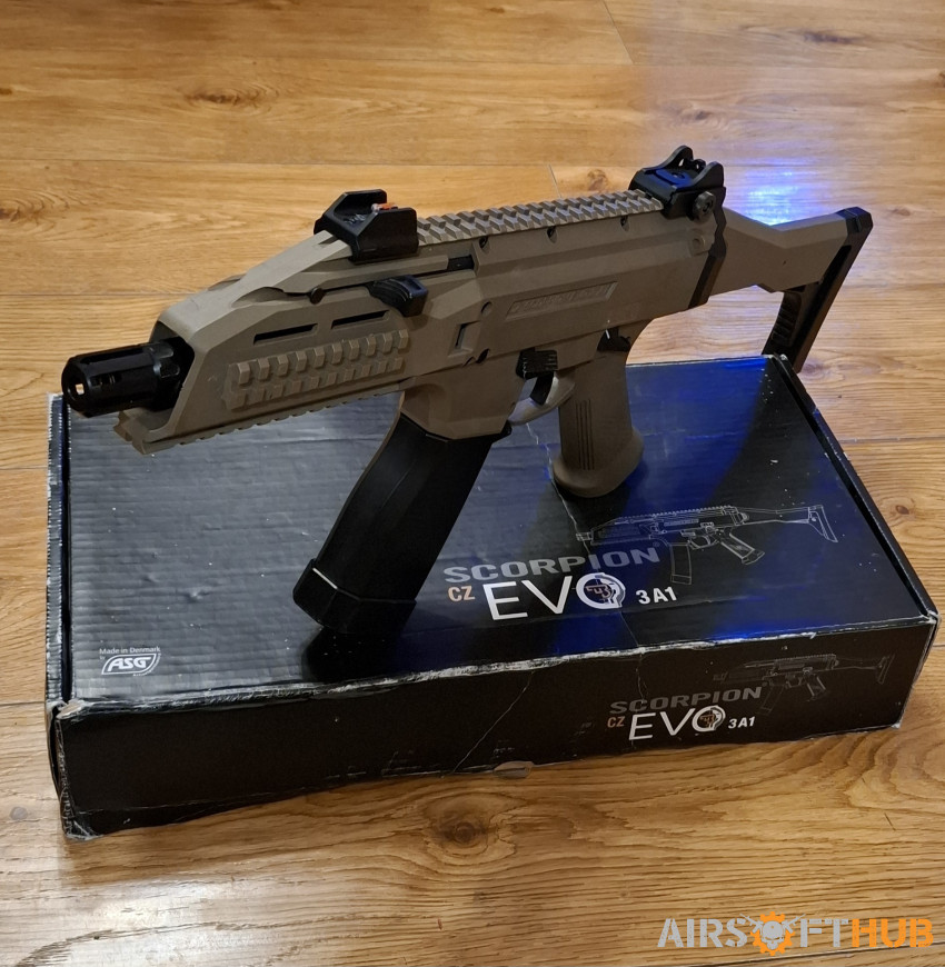 ASG Scorpion Evo *Upgraded - Used airsoft equipment