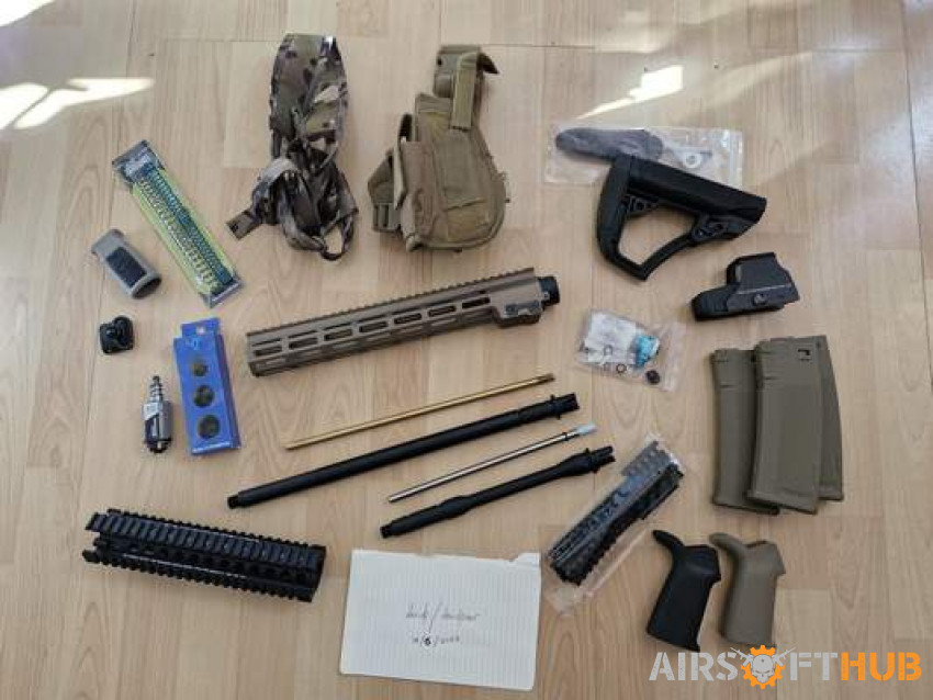 Various Parts & Gear - Used airsoft equipment