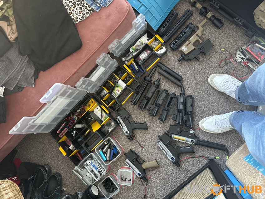 Parts clear out. - Used airsoft equipment