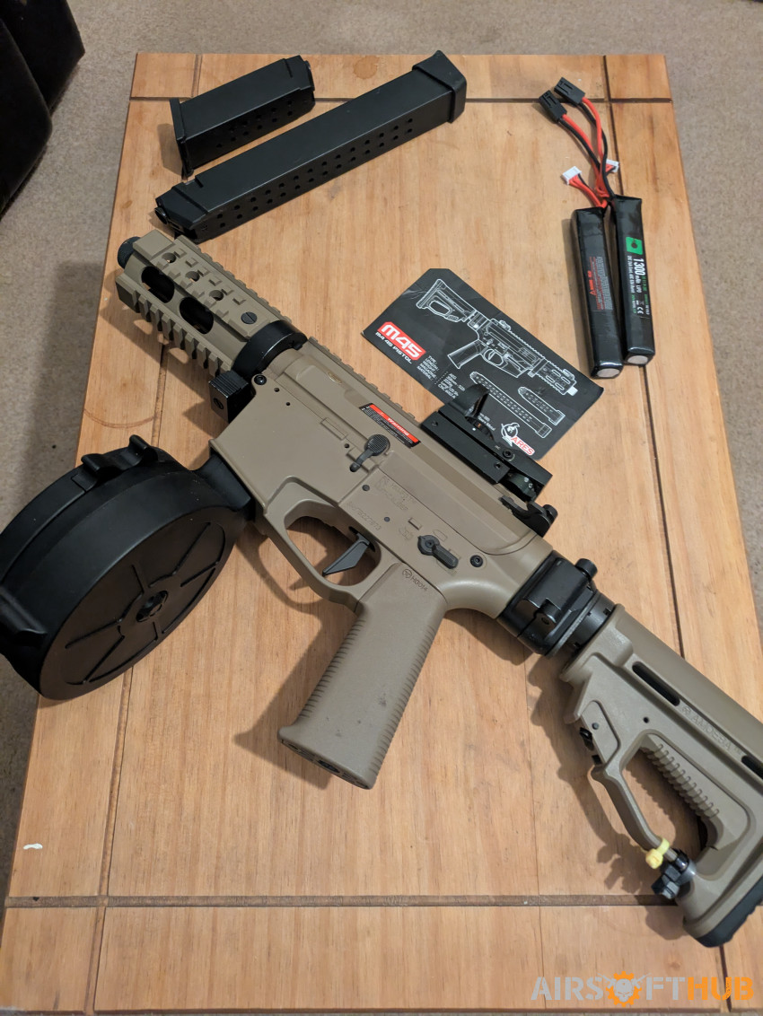 M4 45 pistol full setup - Used airsoft equipment