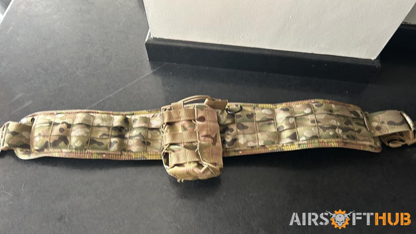 Warrior assault belt - Used airsoft equipment