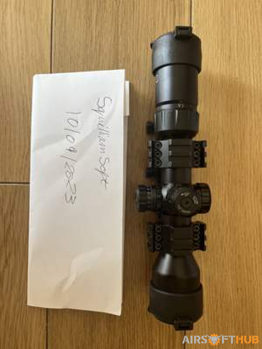 Theta Optics 1,5-5X40 BE Scope - Used airsoft equipment