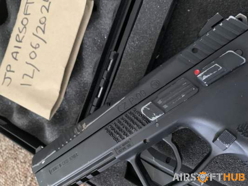 ASG CZ P-09 Green Gas & C02 - Used airsoft equipment