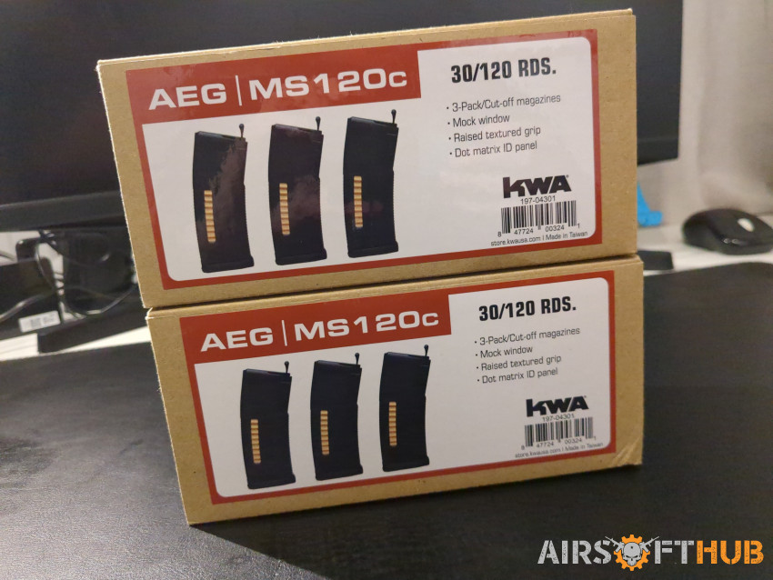 6 KWA Midcaps - Used airsoft equipment