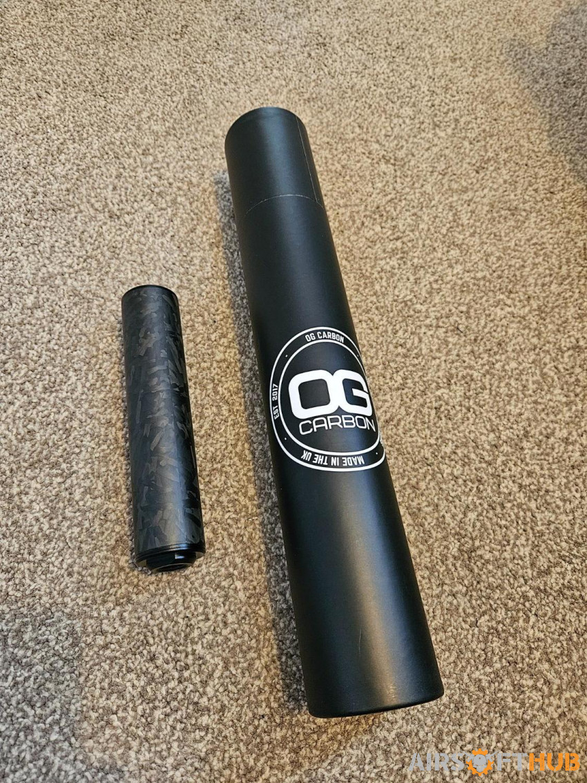 OG Carbon suppressors - Used airsoft equipment