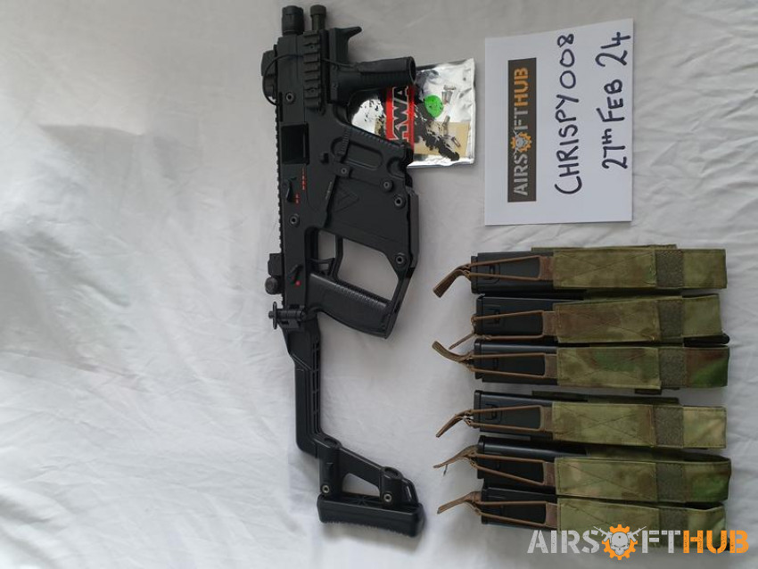 KWA Kriss Vector GBB - Used airsoft equipment