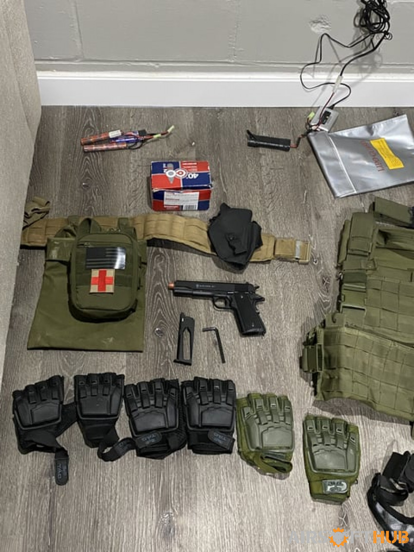 AirSoft Lot - Used airsoft equipment