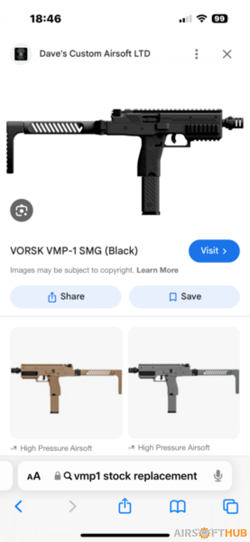 Vmp1 stock/one that will fit - Used airsoft equipment