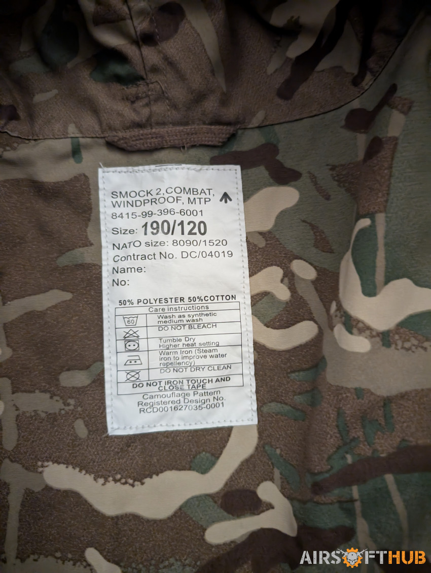 Mtp smock 190/120 - Used airsoft equipment