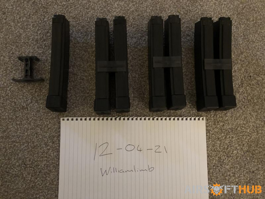 Scorpion evo mags - Used airsoft equipment