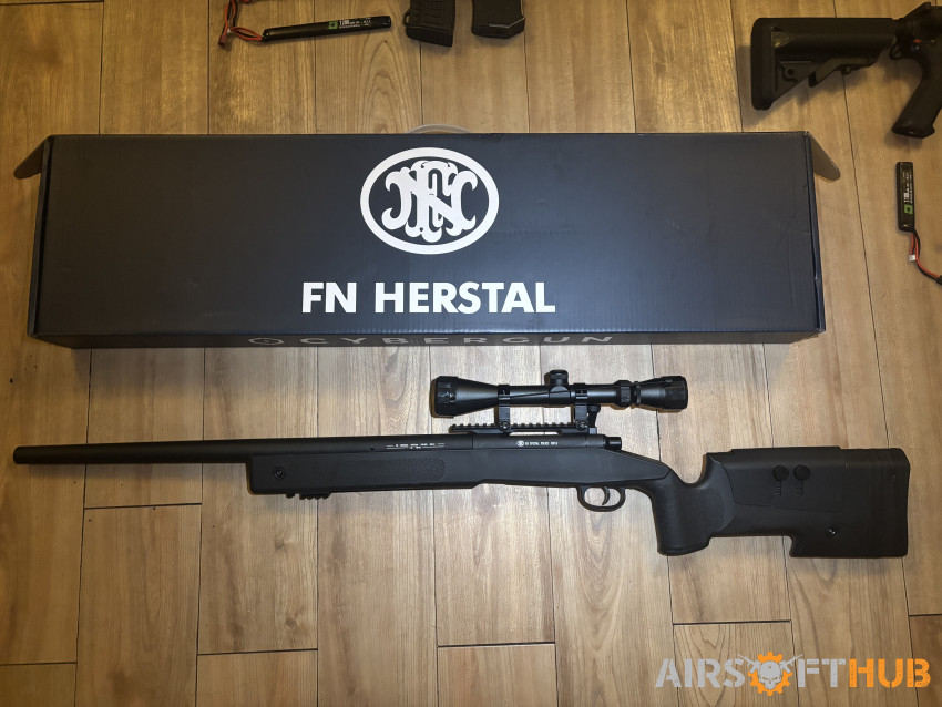 CYBERGUN FN SPR sniper - Used airsoft equipment