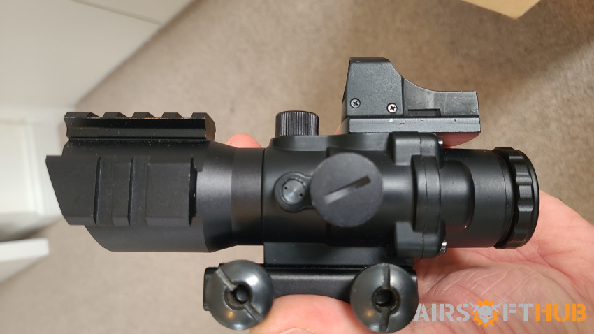 Theta Optics Rhino 4x32 Scope - Used airsoft equipment