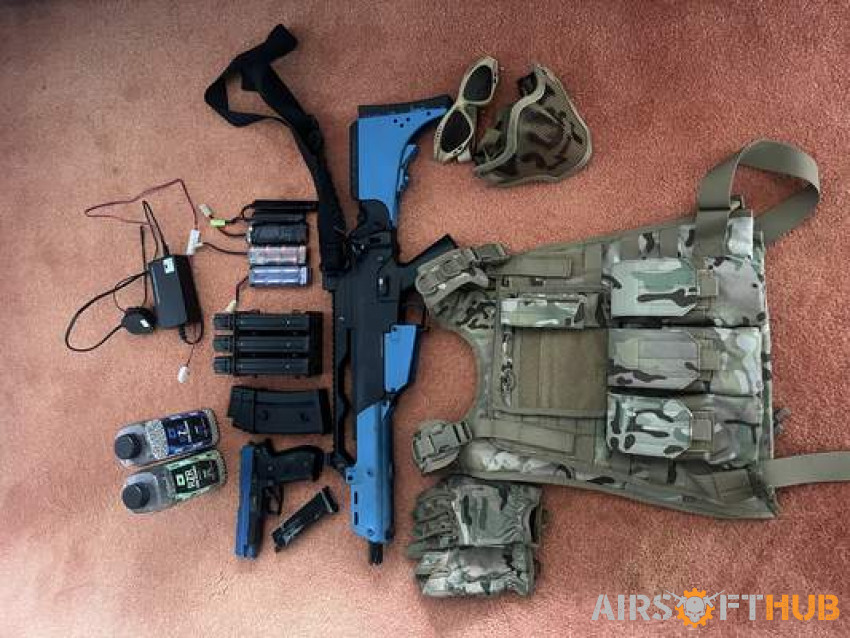 Airsoft Guns + Accessories - Used airsoft equipment