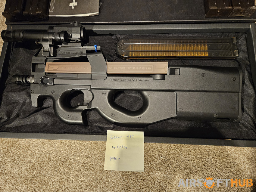 TM P90 Plus edition package - Used airsoft equipment