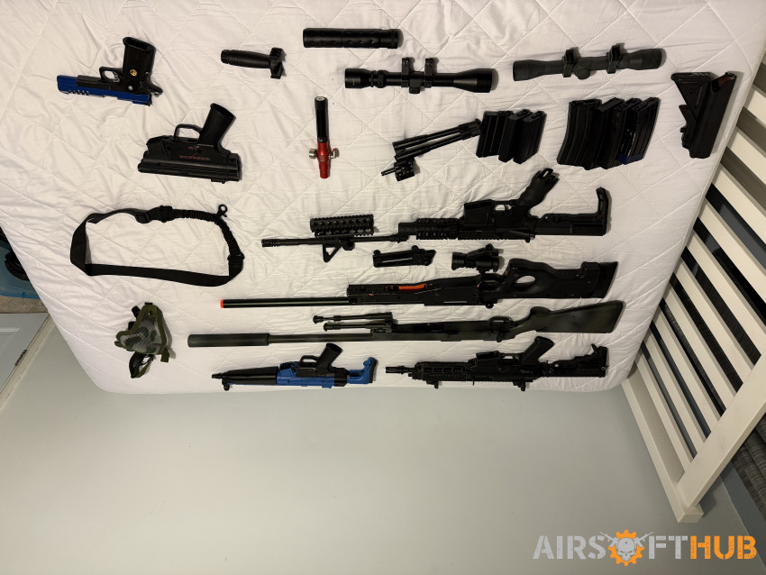 Boneyard job lot - Used airsoft equipment