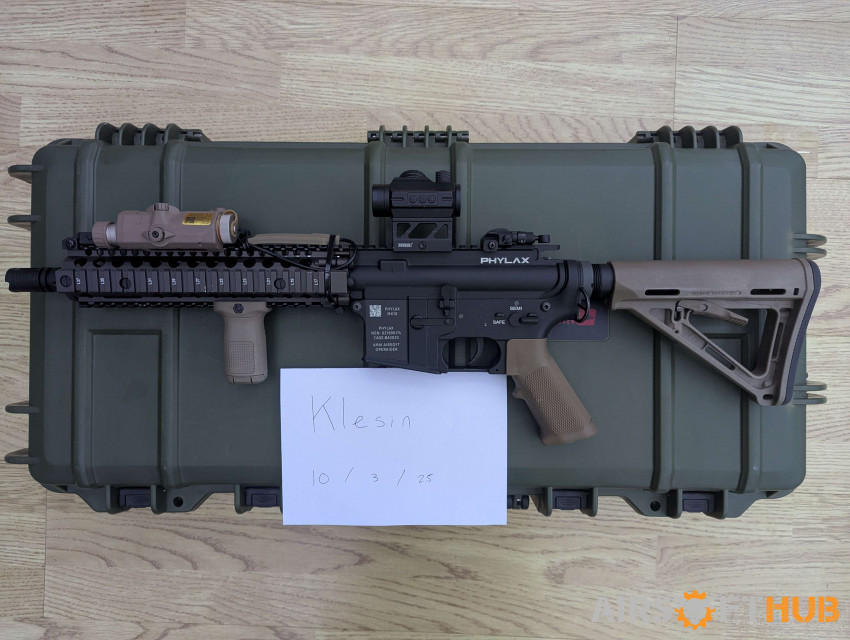 Phylax MK18 AEG + TM P226 GBB - Used airsoft equipment