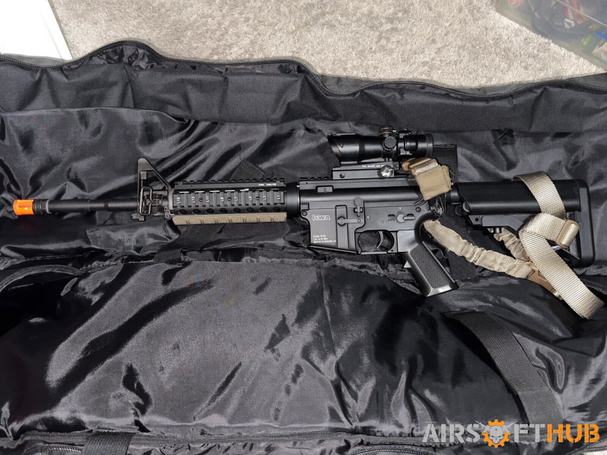 KWA AEG KM4 RIS Airsoft Rifle - Used airsoft equipment