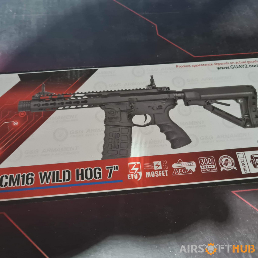 For sale G&g wildhog - Used airsoft equipment