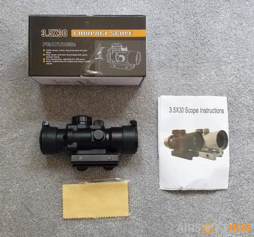 COMPACT 3.5X30 SCOPE - Used airsoft equipment