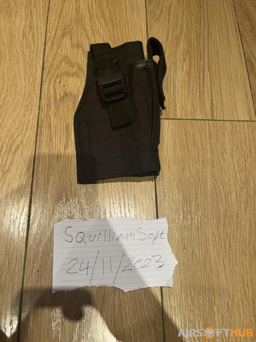 fabric kombat uk black holster - Used airsoft equipment