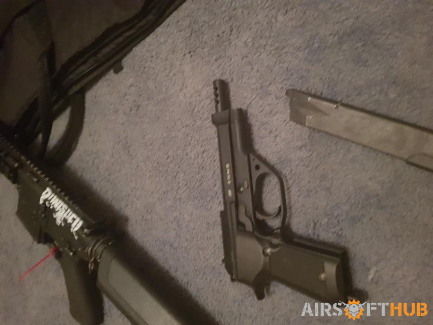 Nearly new m9 pistol - Used airsoft equipment