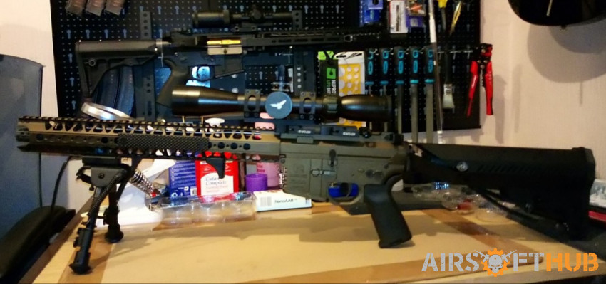 G&P SAI Tier 1 AR15 (HPA) DMR - Used airsoft equipment