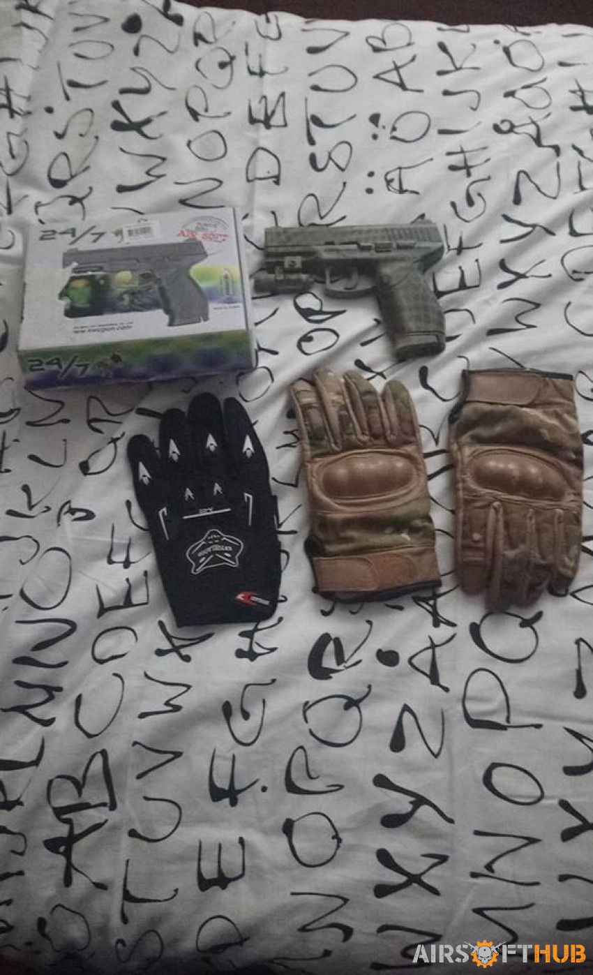 M4 and pistols package deal - Used airsoft equipment