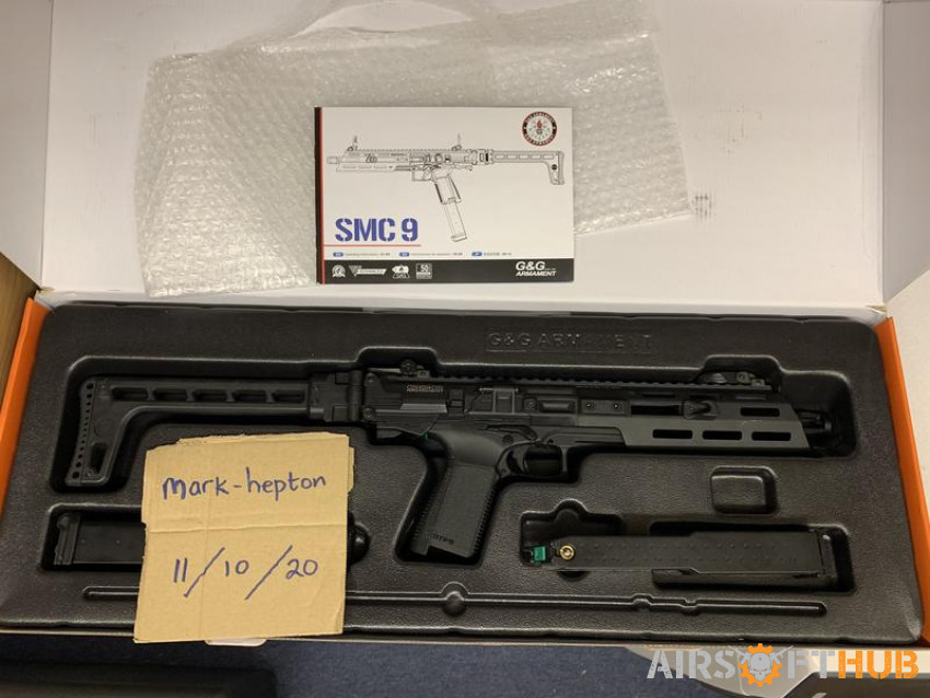 G&G SMC9 SMC-9 - Used airsoft equipment