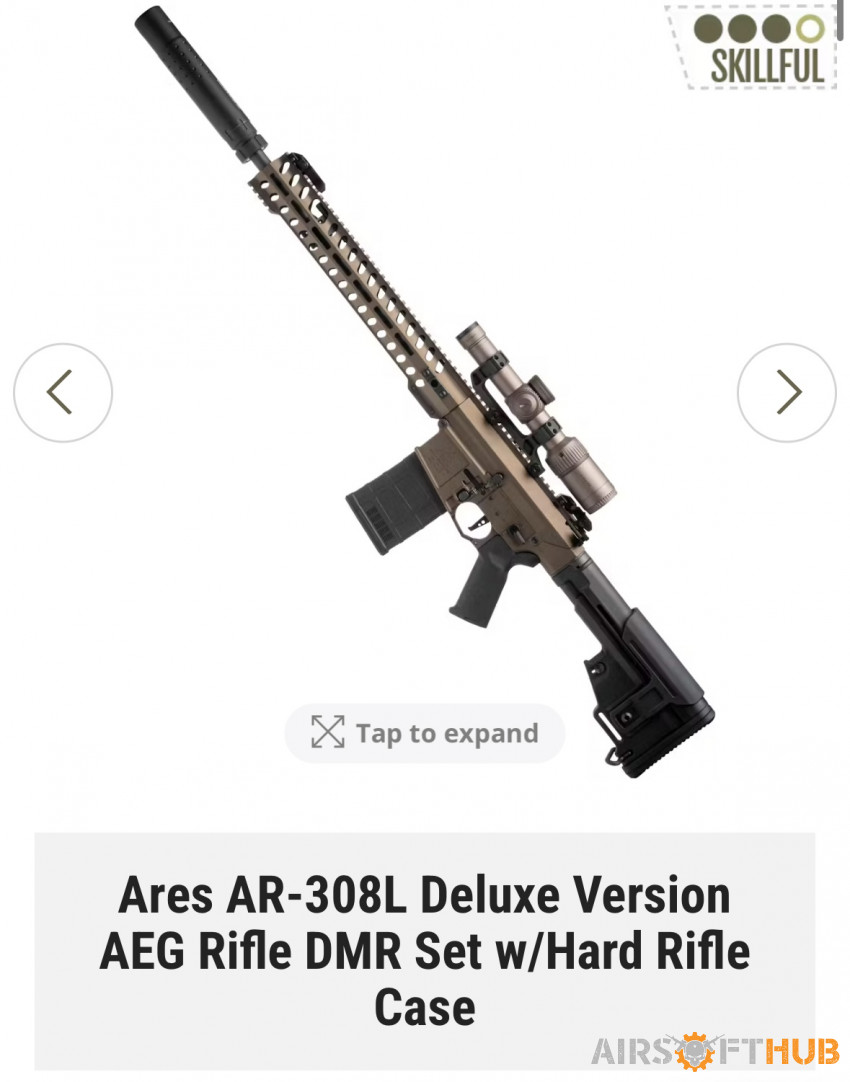 Ares AR-308L Deluxe Version AE - Used airsoft equipment