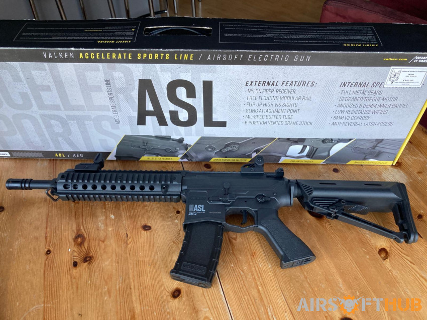 Valken ASL MOD-M  Airsoft Gun - Used airsoft equipment